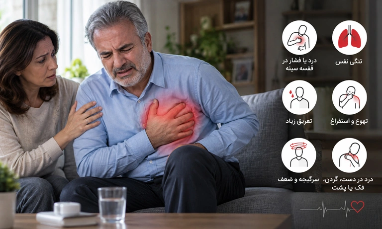 علائم بیماری قلبی