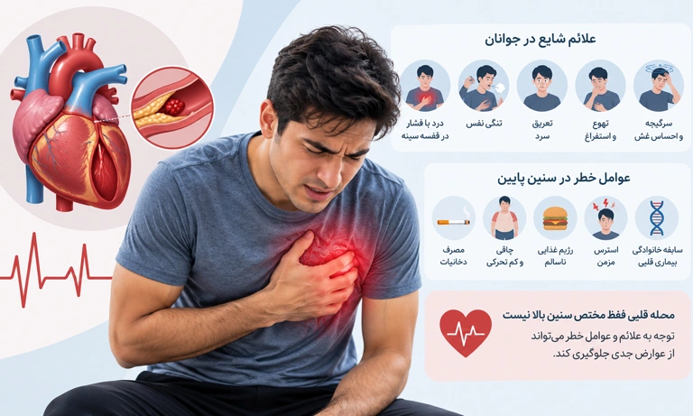 علائم حمله قلبی