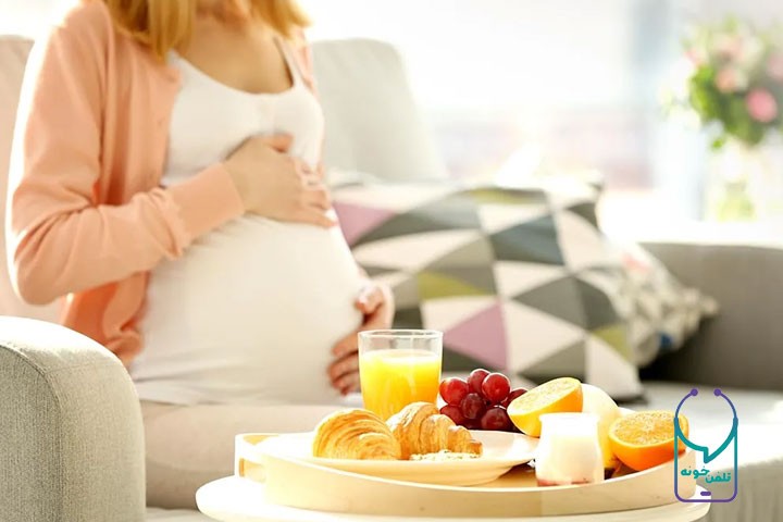 رژیم غذایی سالم در وزن گیری جنین بسیار مهم است