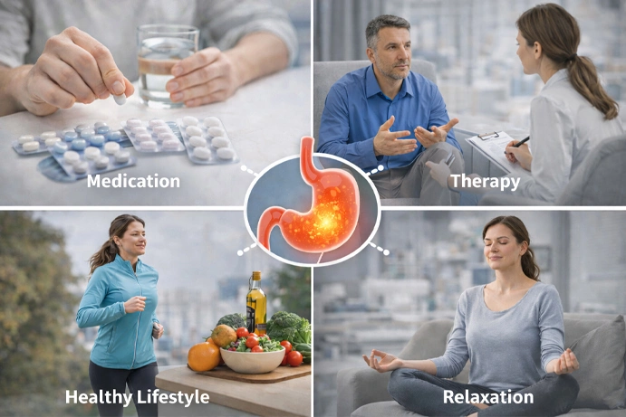 روش های درمان معده درد عصبی