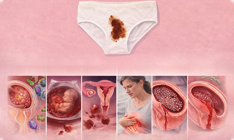 خون ریزی قهوه ای در بارداری