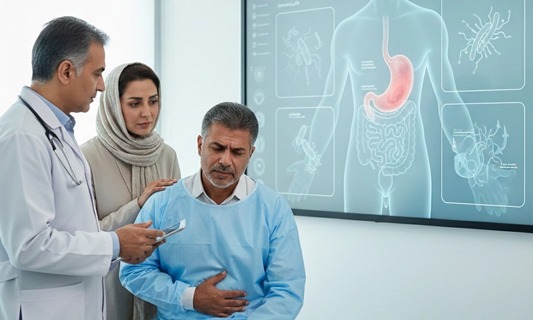 علائم معده درد شدید