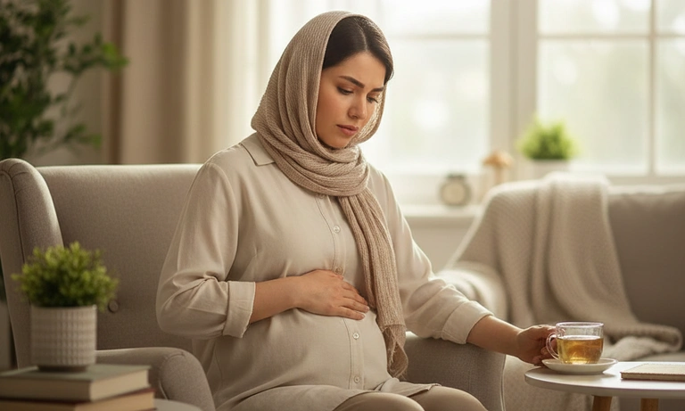 علت معده درد در بارداری در سه ماه اول