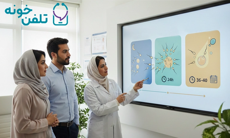 نزدیکی بعد از آمپول HCG