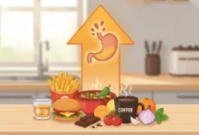 چه چیزهایی اسید معده را زیاد می‌کند؟