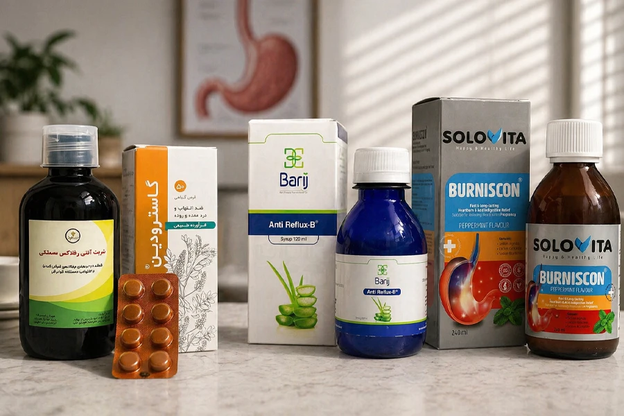 بهترین شربت برای رفلاکس معده
