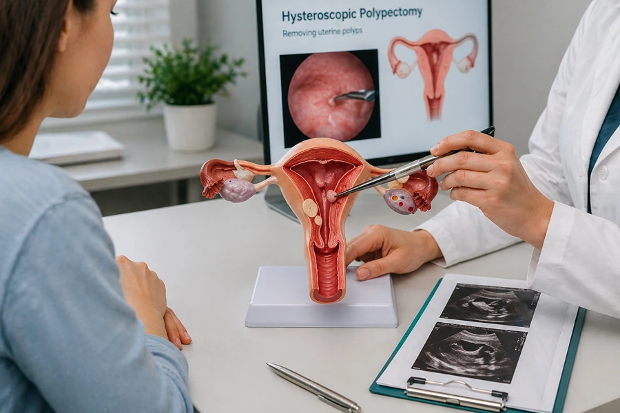 عوارض بعد از عمل برداشتن پولیپ رحم چیست؟ (طبیعی یا خطرناک)