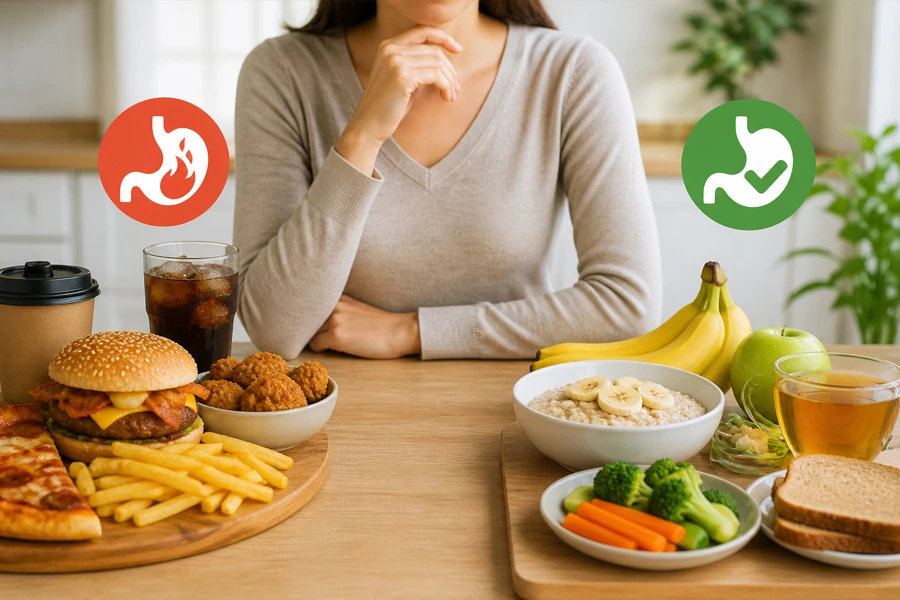 برای درمان رفلاکس معده چه بخوریم؟
