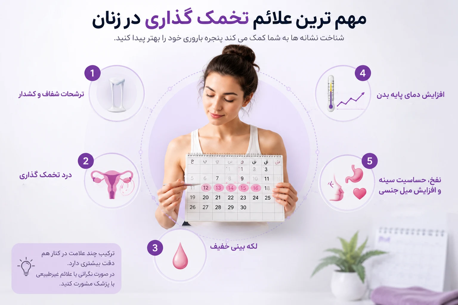 علائم تخمک گذاری موفق