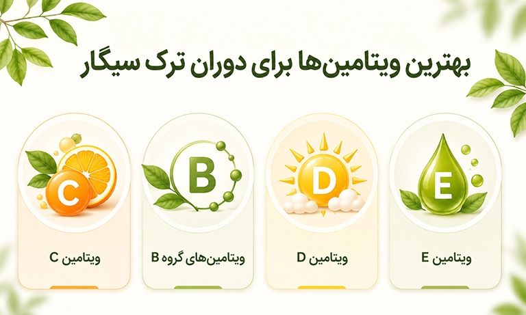 بهترین ویتامین ها برای دوران ترک سیگار