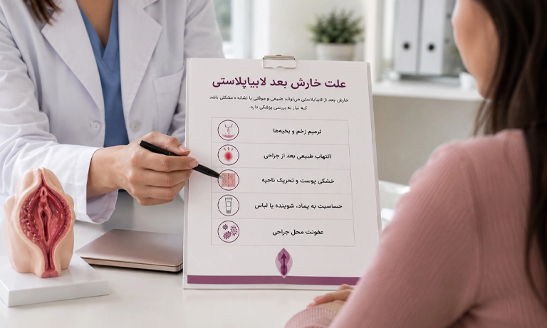 دلیل خارش و سوزش بعد از عمل لابیاپلاستی نشانه چیست؟