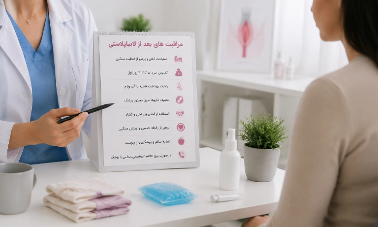 مراقبت های بعد از لابیاپلاستی با لیزر و تیغ را جدی بگیرید!
