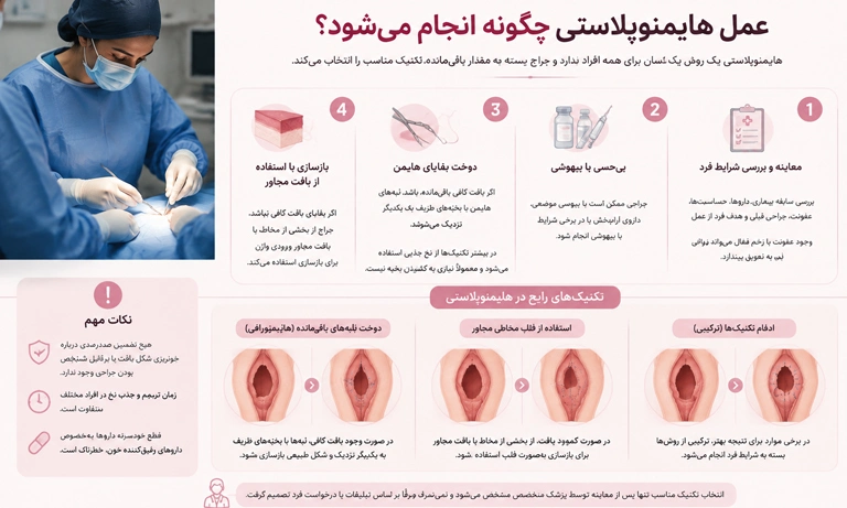 هزینه عمل هایمنوپلاستی