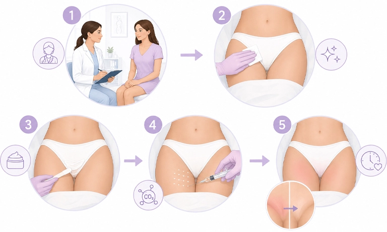مراحل کربوکسی تراپی