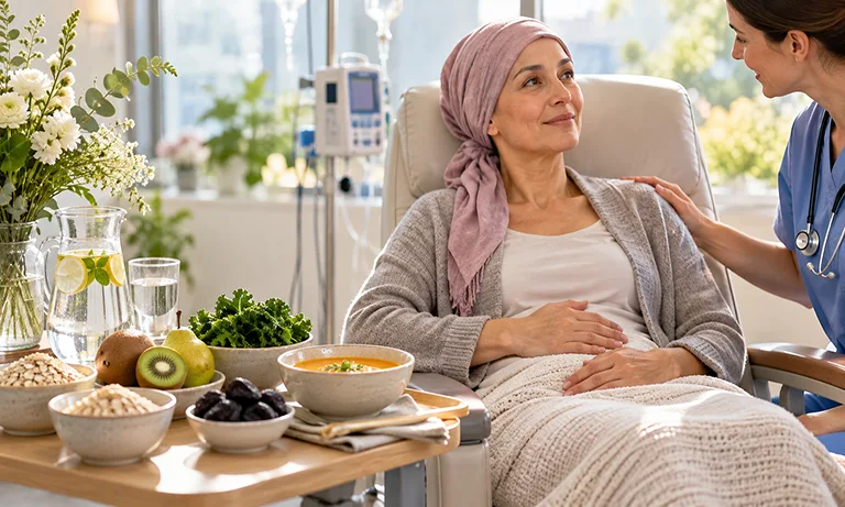 تغذیه مناسب برای رفع یبوست شیمی درمانی
