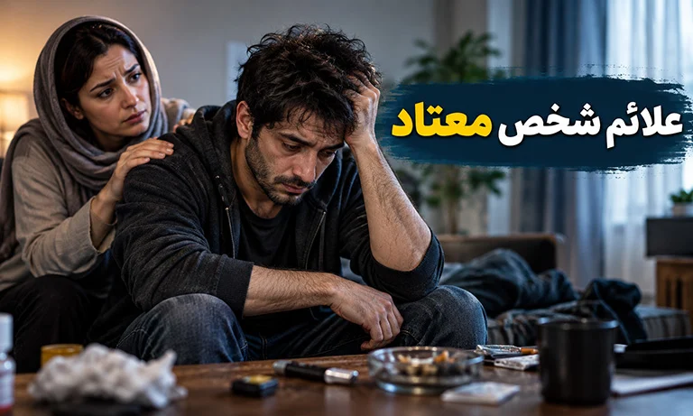 رفتار ادم معتاد چگونه است؟ (علائم شخص معتاد)