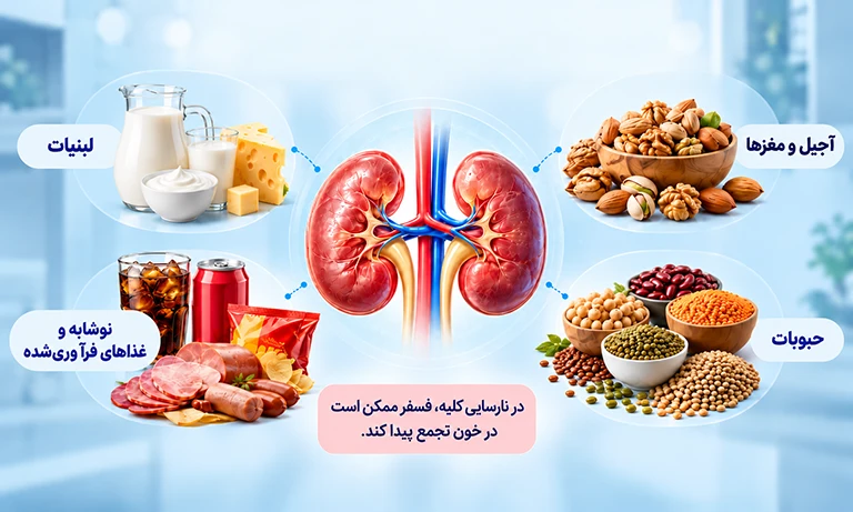 غذاهای مضر برای نارسایی کلیه